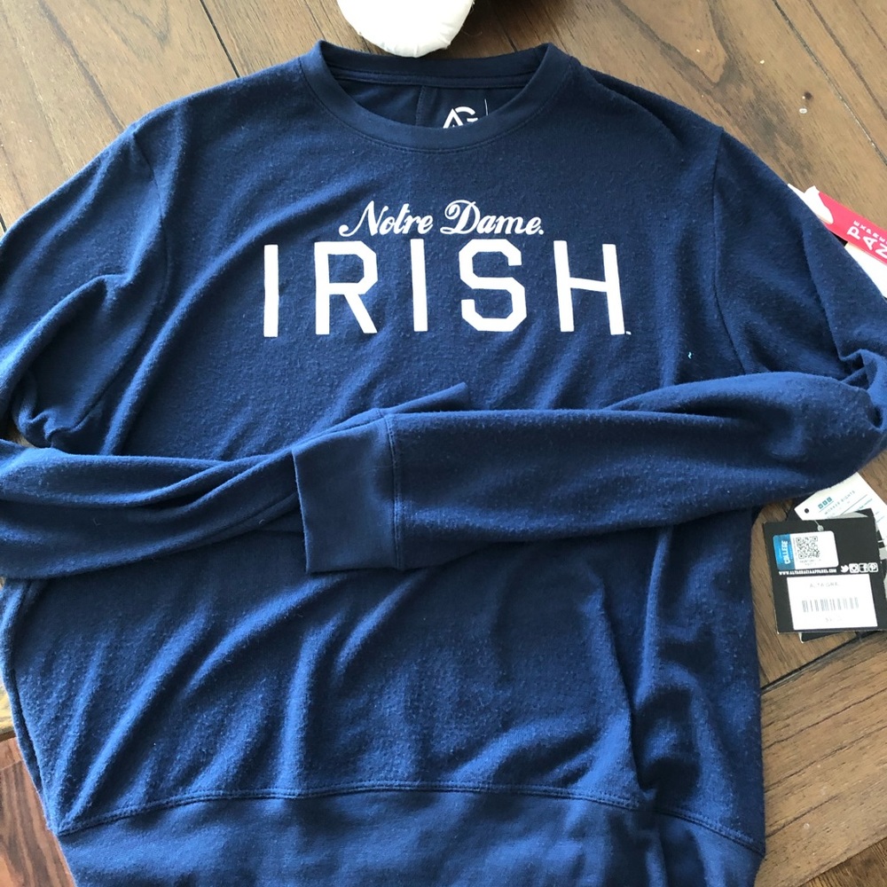 Brand New Notre Dame Irish sweater with tags